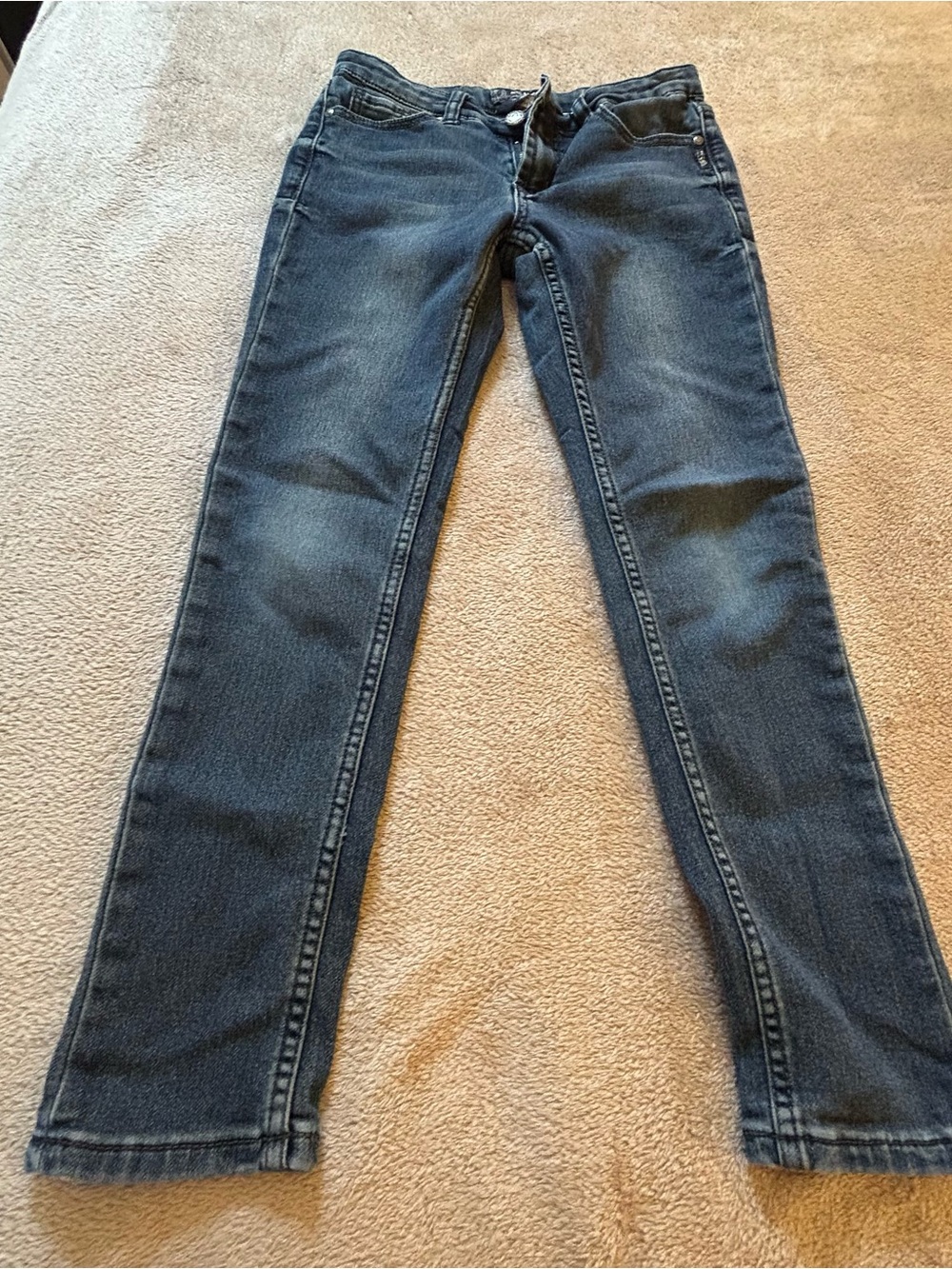 Silvers Sasha Triple 5 Slim Straight Dark Blue Jeans Girls Size 12